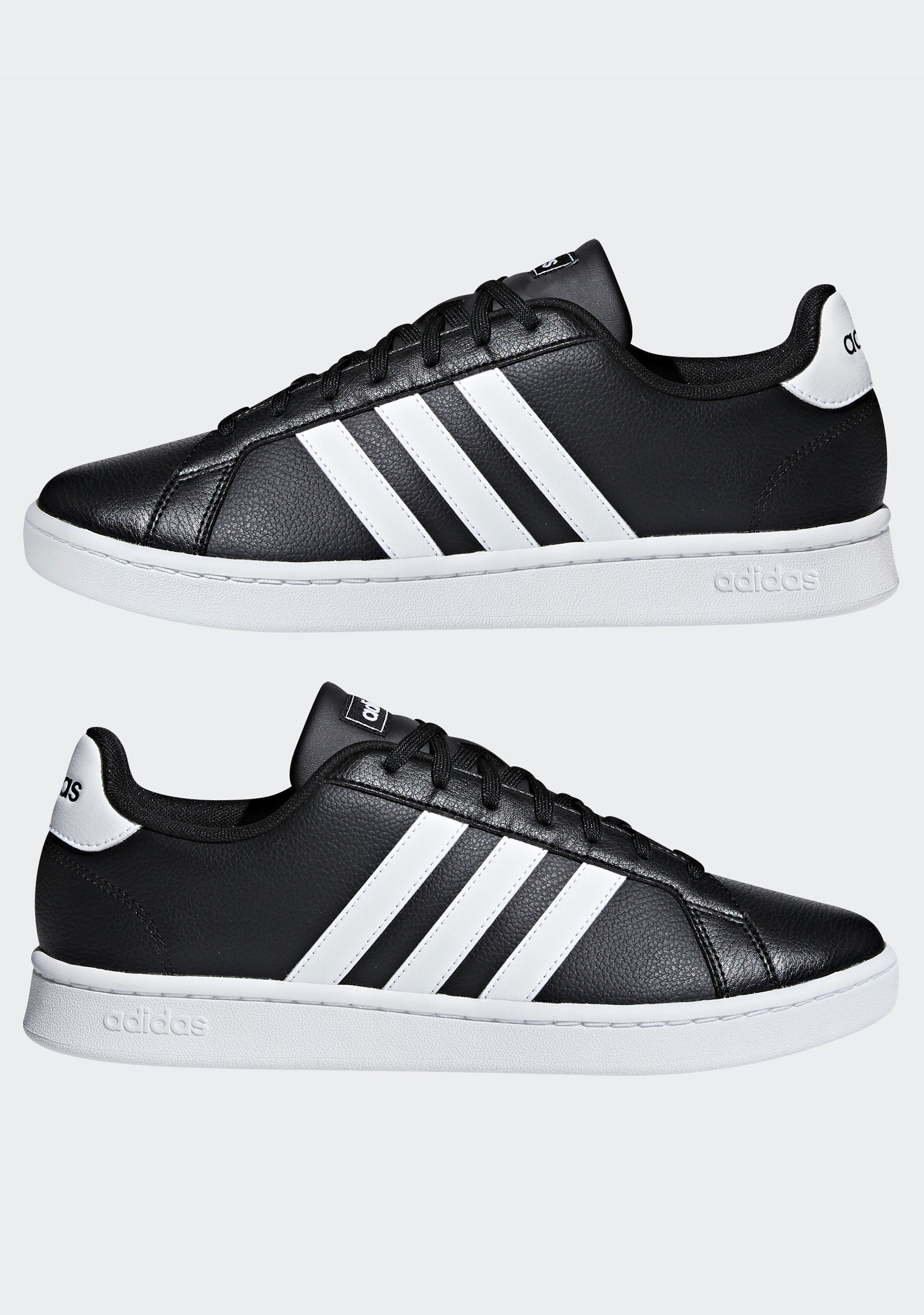 Adidas Men's Grand Court Sneakers - Classic White Tennis Shoes for Men | Comfortable Casual & Athletic Wear for Gym, Running, Walking