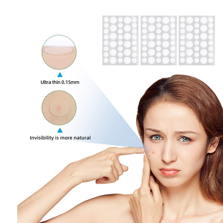 Mluffy 36Pcs Invisible Acne Pimple Patches - Hydrocolloid Spot Treatment Stickers for Face, Absorbing Blemish & Scar Care, Waterproof Transparent Pimple Patch Sheets for Clear Skin (Pack of 1) | Perfect for Overnight Spot Treatment, Teen & Adult Acne Care, Travel-Friendly Skin Solution