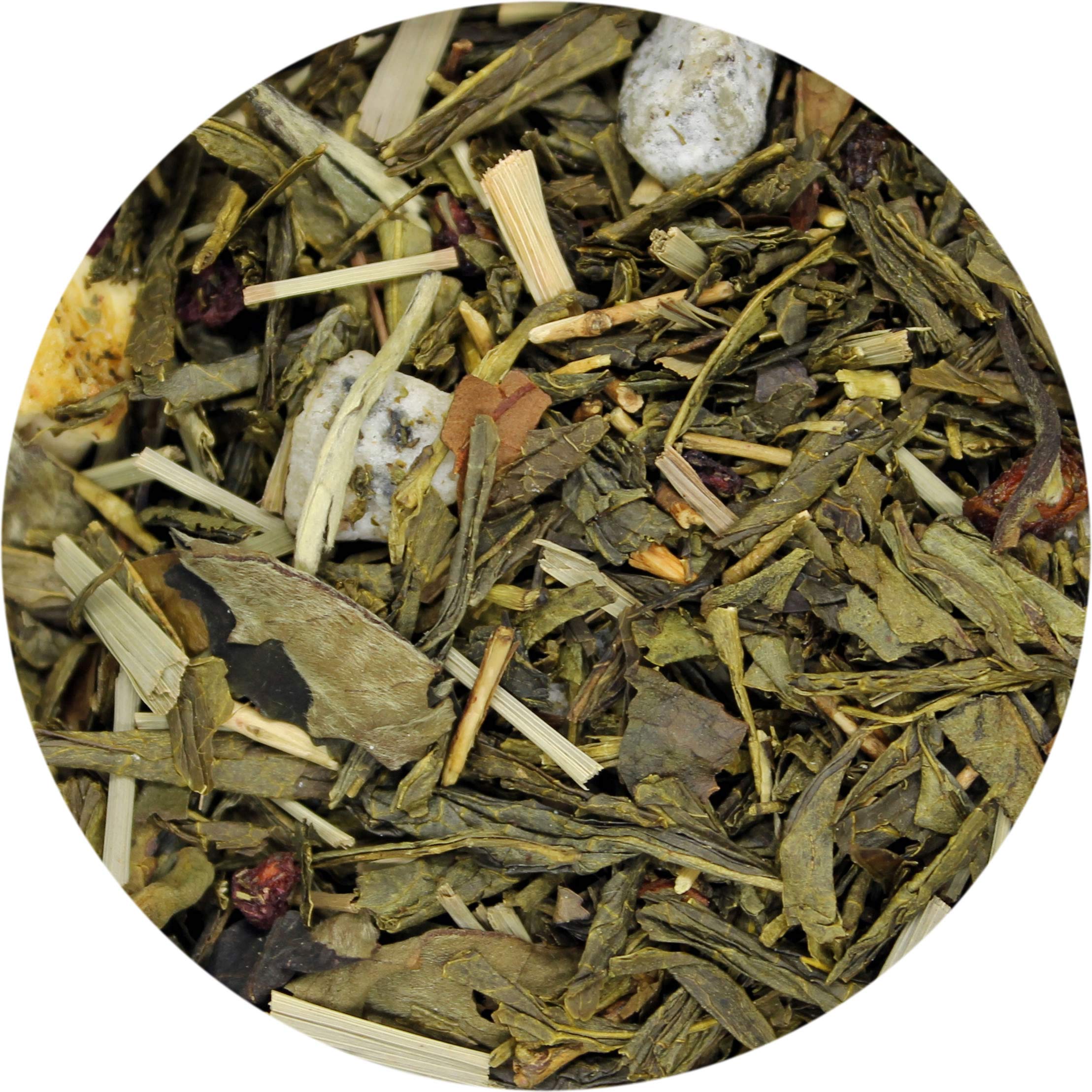 Premium Pomegranate & Dragonfruit Green White Tea Blend - Antioxidant Superfruit Herbal Tea Bags for Energy & Wellness - Perfect for Morning Boost, Afternoon Relaxation & Detox