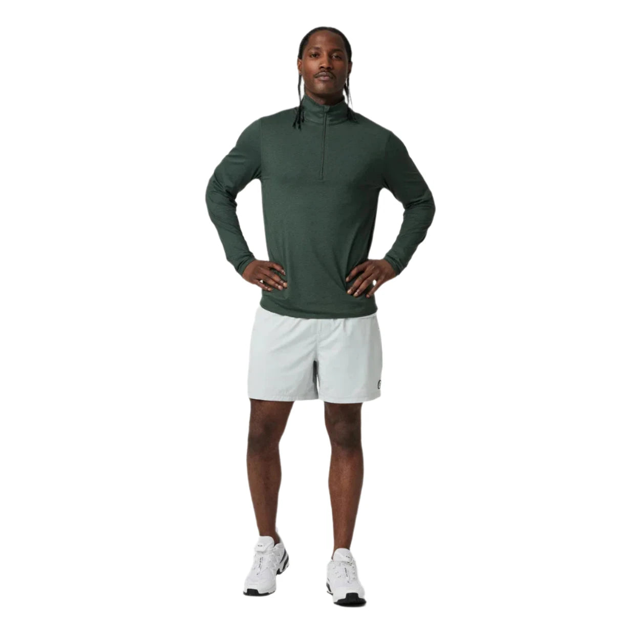 Men's Ease Performance 1/2 Zip Pullover 2.0 - Lightweight Breathable Workout Shirt for Running, Gym & Outdoor Activities