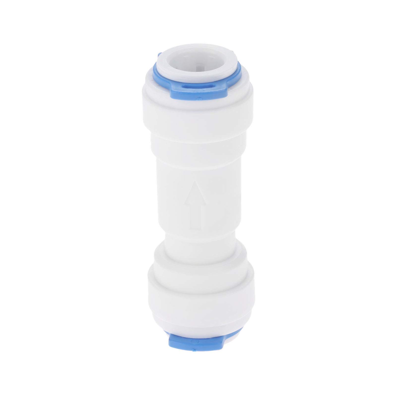 WUXUN 3/8 Inch OD Push Fit One-Way Check Valve for Water Purifiers, Reverse Osmosis RO Systems - Perfect for Home Water Filtration and Industrial Fluid Control