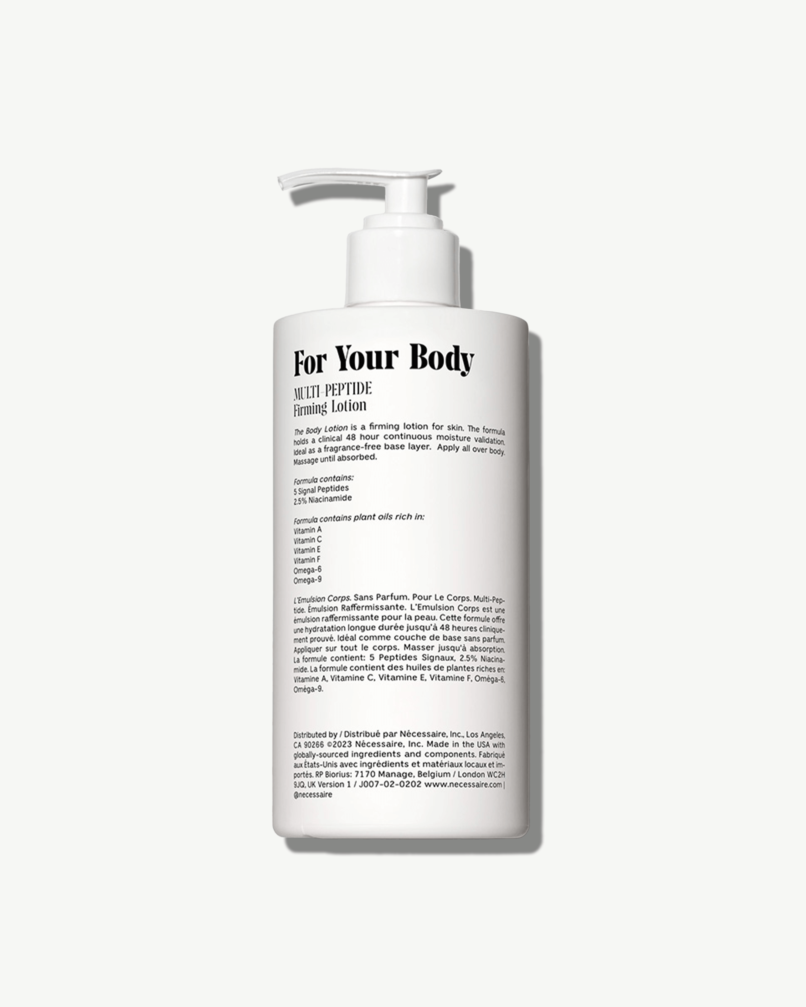 Multi Peptide Body Lotion for Dry & Sensitive Skin | Hydrating & Nourishing Moisturizer | Perfect for Daily Use, After Shower & Nighttime Skincare Routine