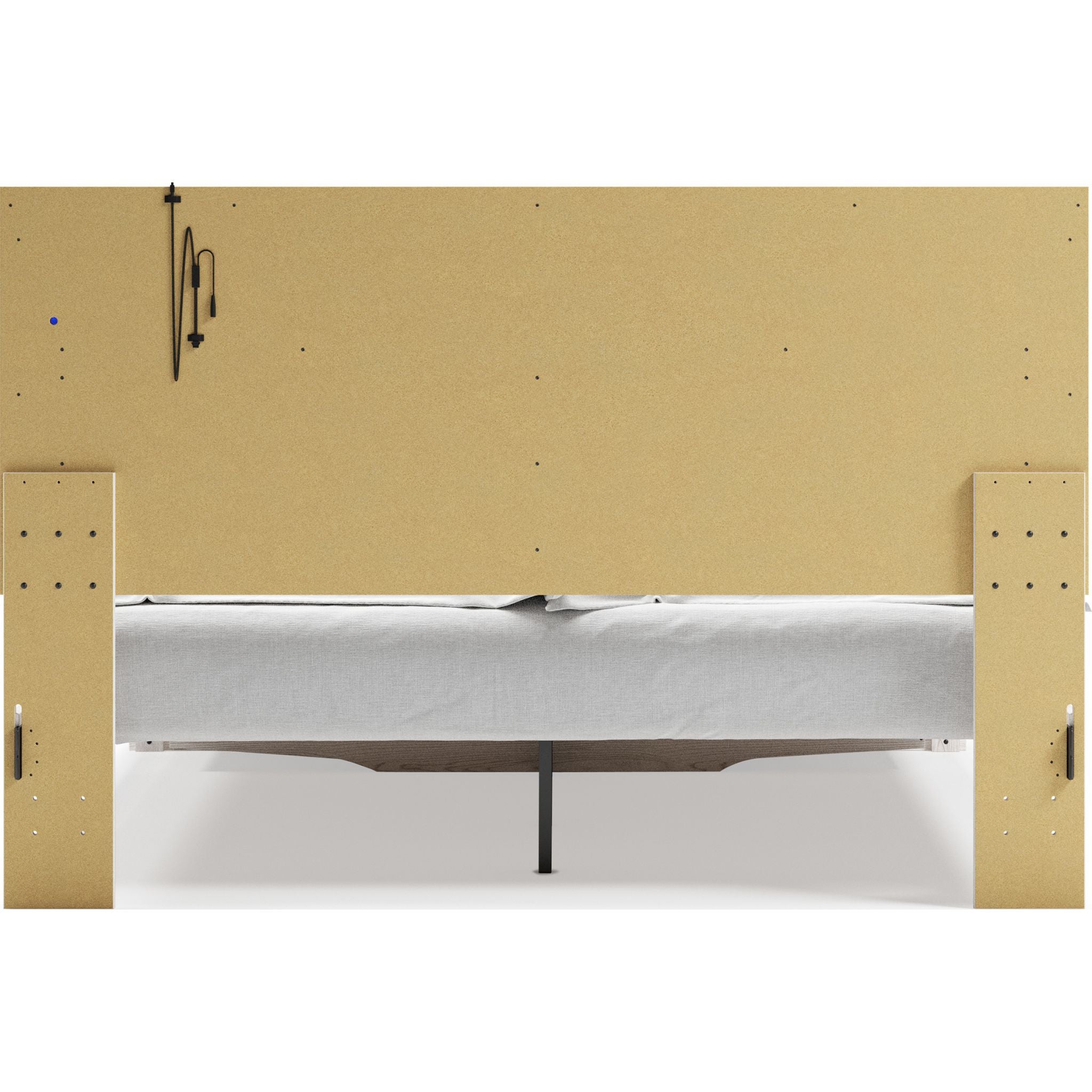 Altyra White Storage Bed with Underbed Drawers - Modern Platform Bed Frame with Hidden Storage for Small Spaces, Bedroom & Guest Room Organization