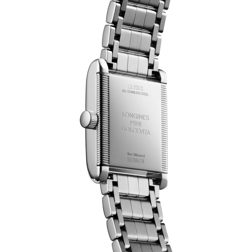 DolceVita Mini Silver Flinque Dial Watch - 29mm Women's Fashion Watch for Everyday Wear & Special Occasions