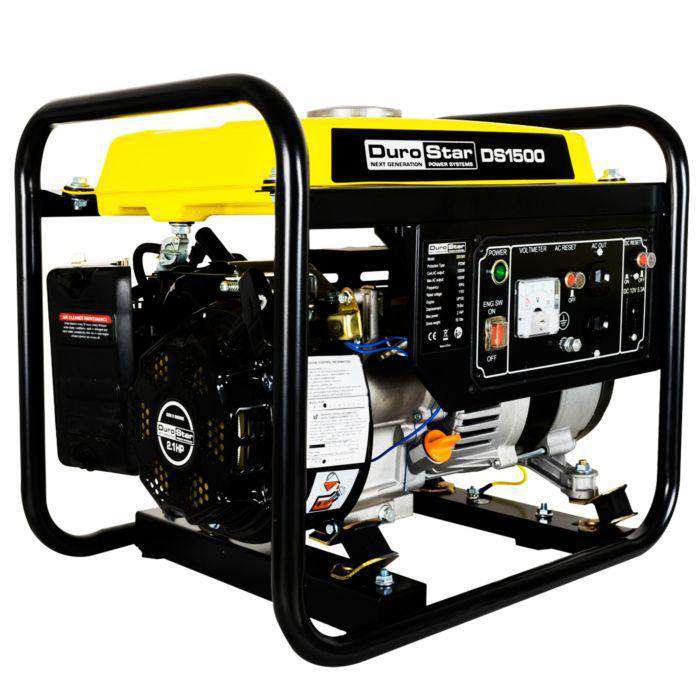 DuroStar DS1500 1500W Portable Gas Generator - Reliable Power for Camping, Emergencies & Home Backup (1200W/1500W)