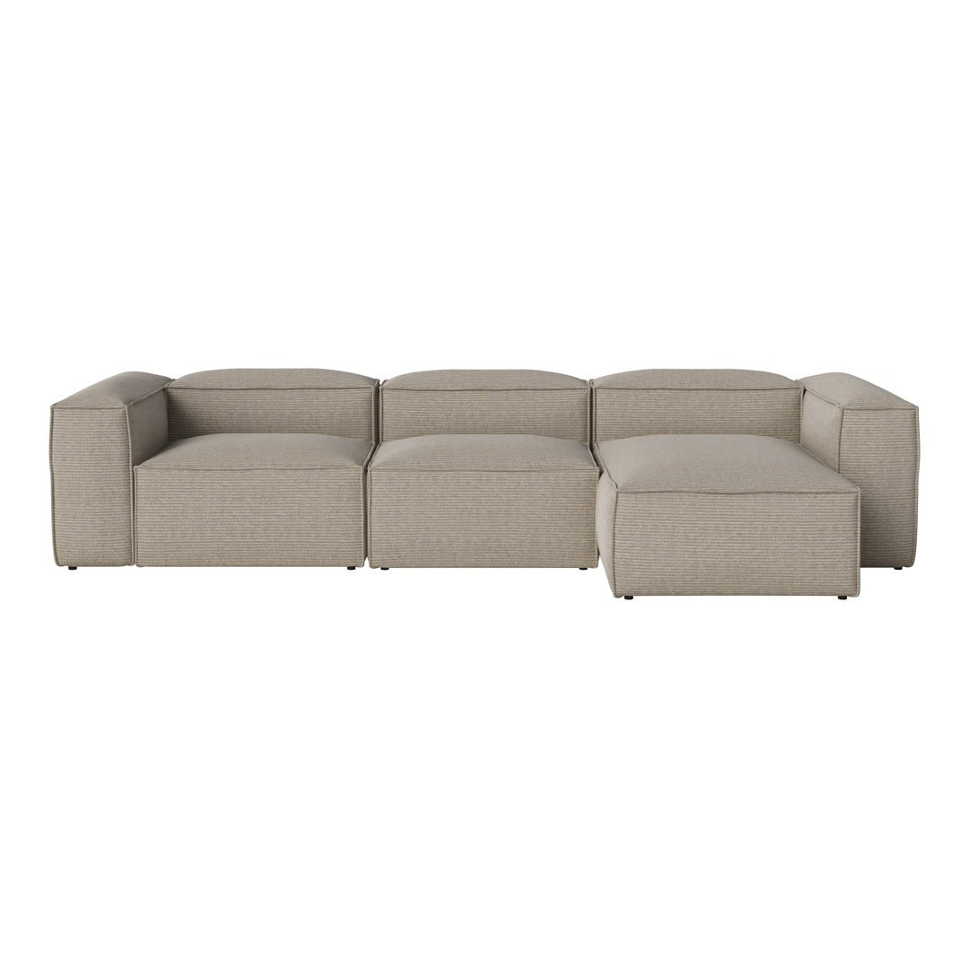 Cosima 3-Seater Sofa with Chaise Lounge - Modern L-Shaped Sectional Couch for Living Room, Apartment & Small Spaces - Soft Fabric Upholstery & Sturdy Frame - Perfect for Relaxing, Entertaining & Family Movie Nights