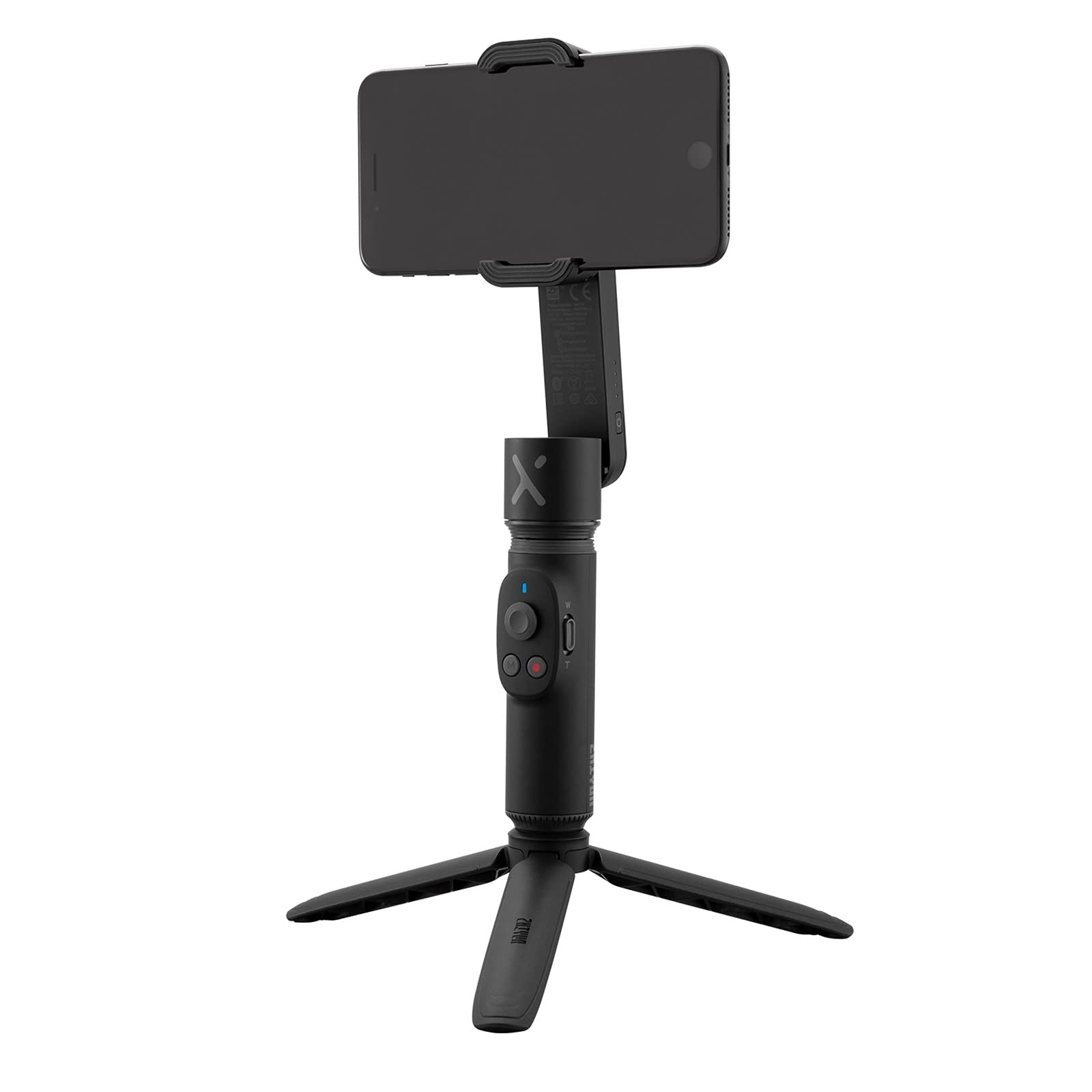 ZHIYUN Smooth X Foldable 2-Axis Smartphone Gimbal Stabilizer for iPhone & Android - Compatible with iPhone 13/12/11/Pro/XS Max/XR/X/8/7/6/SE & Samsung Galaxy S21/Note10/S10/Google Pixel 6 Pro - Black | Perfect for Vlogging, Travel Videos & Live Streaming