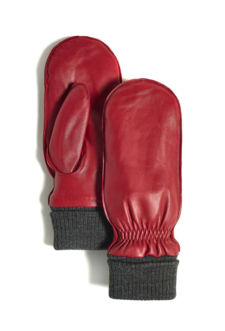 Women's Dartmouth Leather Mittens - Winter Gloves for Cold Weather, Outdoor Activities & Fashion Accessories