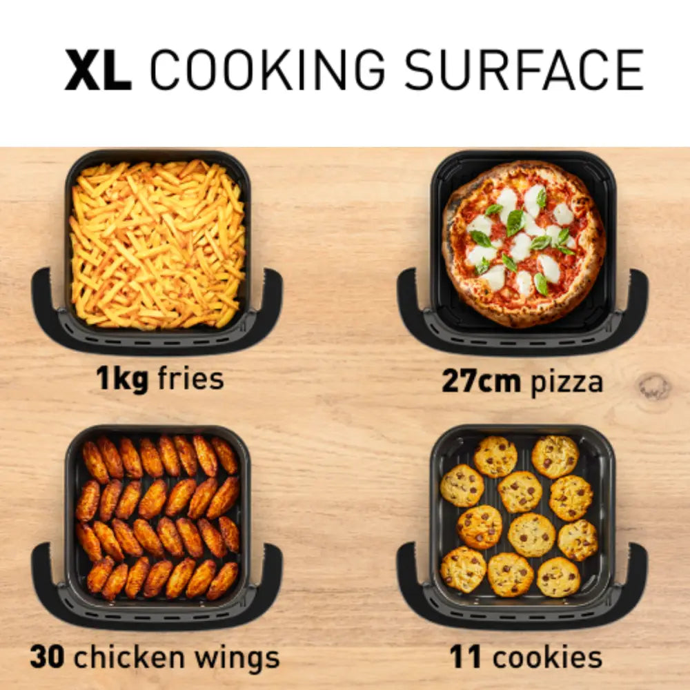 Tefal Easy Fry & Pizza Air Fryer FW4018 - 3.5L Digital Airfryer with Timer, Non-Stick Basket - Perfect for Healthy Frying, Baking, and Roasting at Home