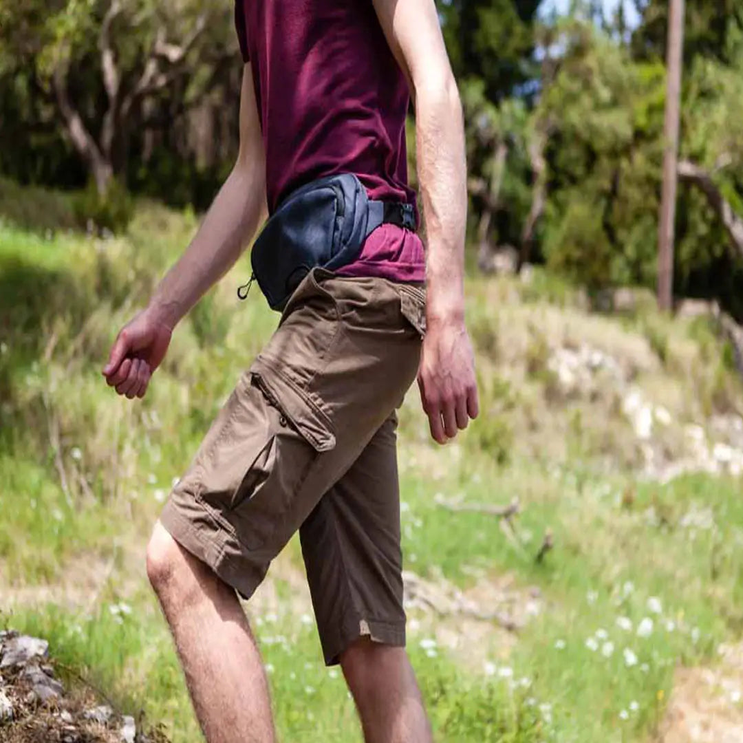 Lifeventure Hip Pack 2.25L - Lightweight Waist Bag for Hiking, Travel & Running - Water-Resistant Fanny Pack with Adjustable Belt - Perfect for Outdoor Adventures & Daily Use