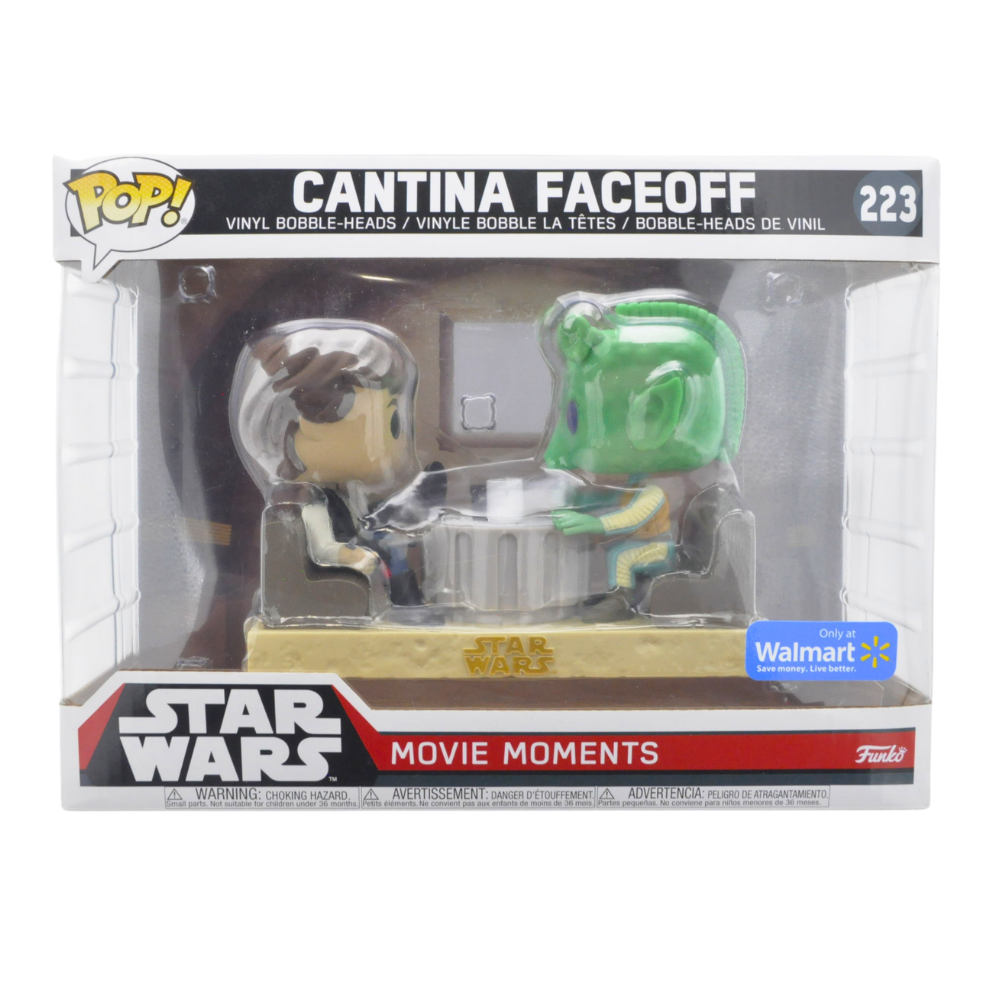 Funko Pop! Star Wars Cantina Faceoff Movie Moments #223 - Walmart Exclusive Collectible Figure for Fans & Display
