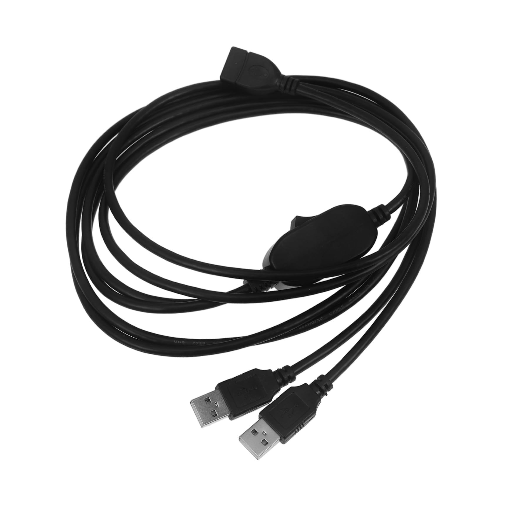 Uonlytech 5-Pack USB to Printer Adapter Cable - USB Printer Data Cable for Computer, Tablet, Laptop - Dual USB Printer Connection for Home & Office Printing