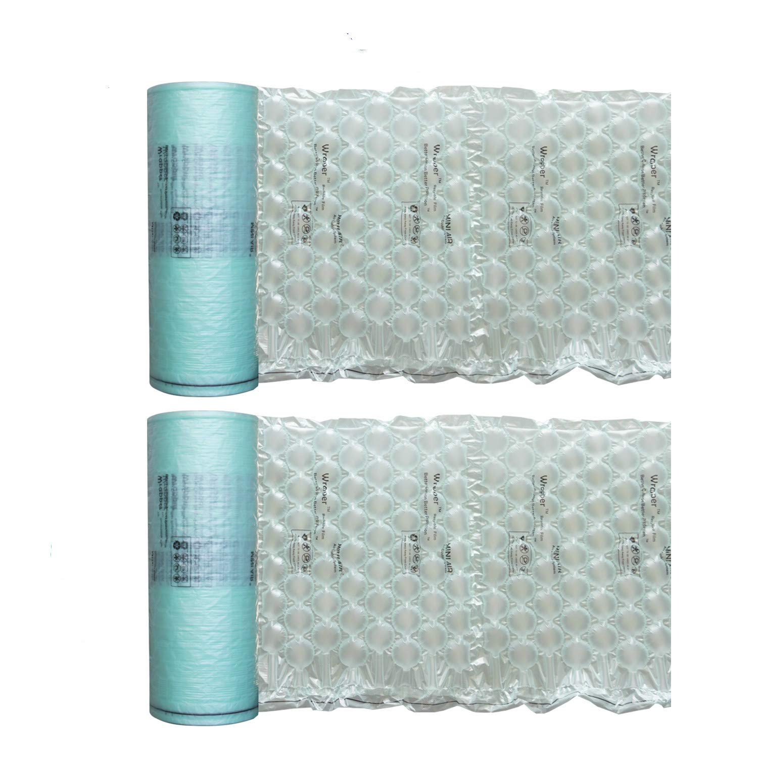 2 Rolls EA2 Air Bubble Cushion Wrap - 1/2