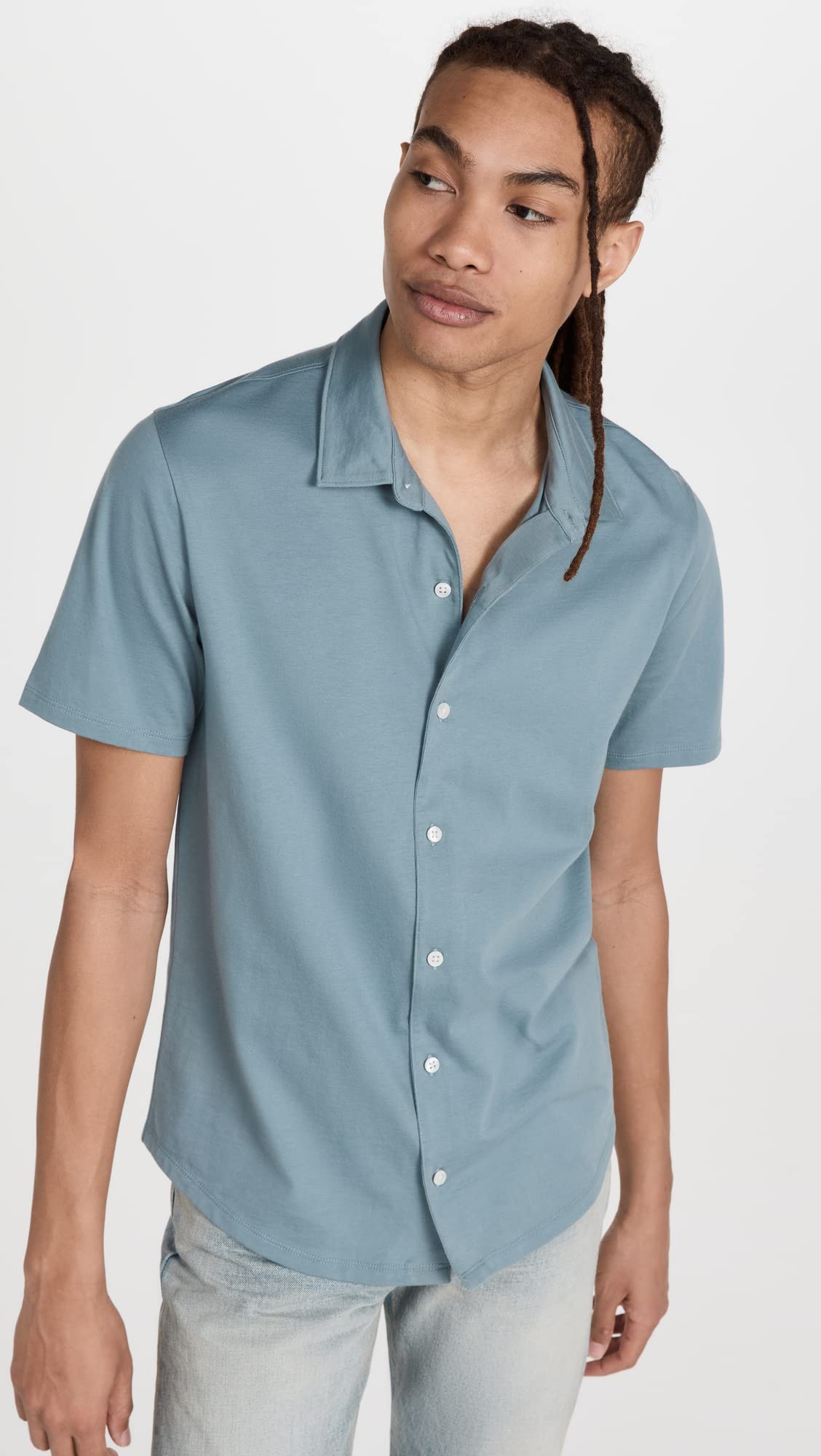 Vince Men's Classic Button Down Shirt - Slim Fit Casual Dress Shirt for Business & Office | Perfect for Work, Date Night & Formal Events