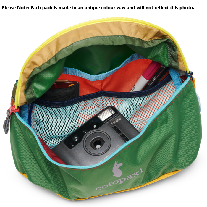Cotopaxi Bataan 3L Fanny Pack Del Dia - Water-Resistant Waist Bag for Hiking, Travel & Everyday Use