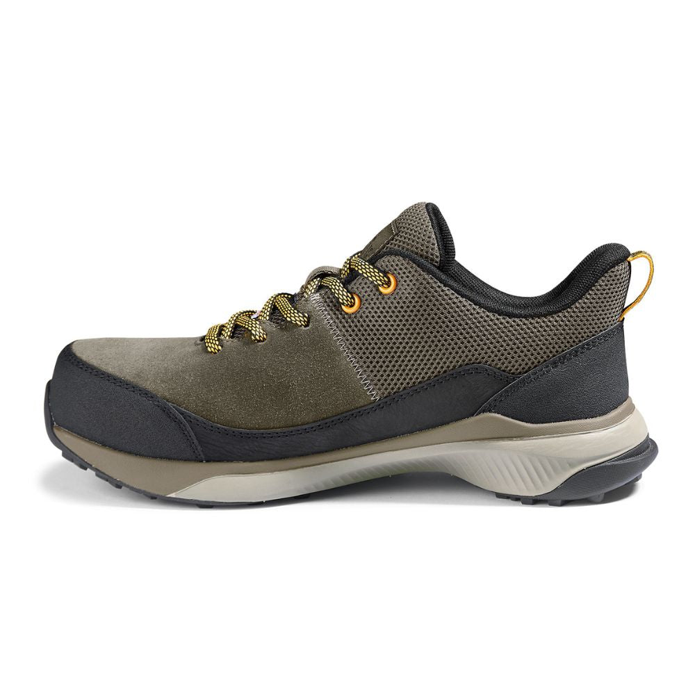 Kodiak Quicktrail Leather Women's Safety Work Shoes with Composite Toe - Lightweight & Durable for Construction, Hiking & Outdoor Work (835AFS Fossil)