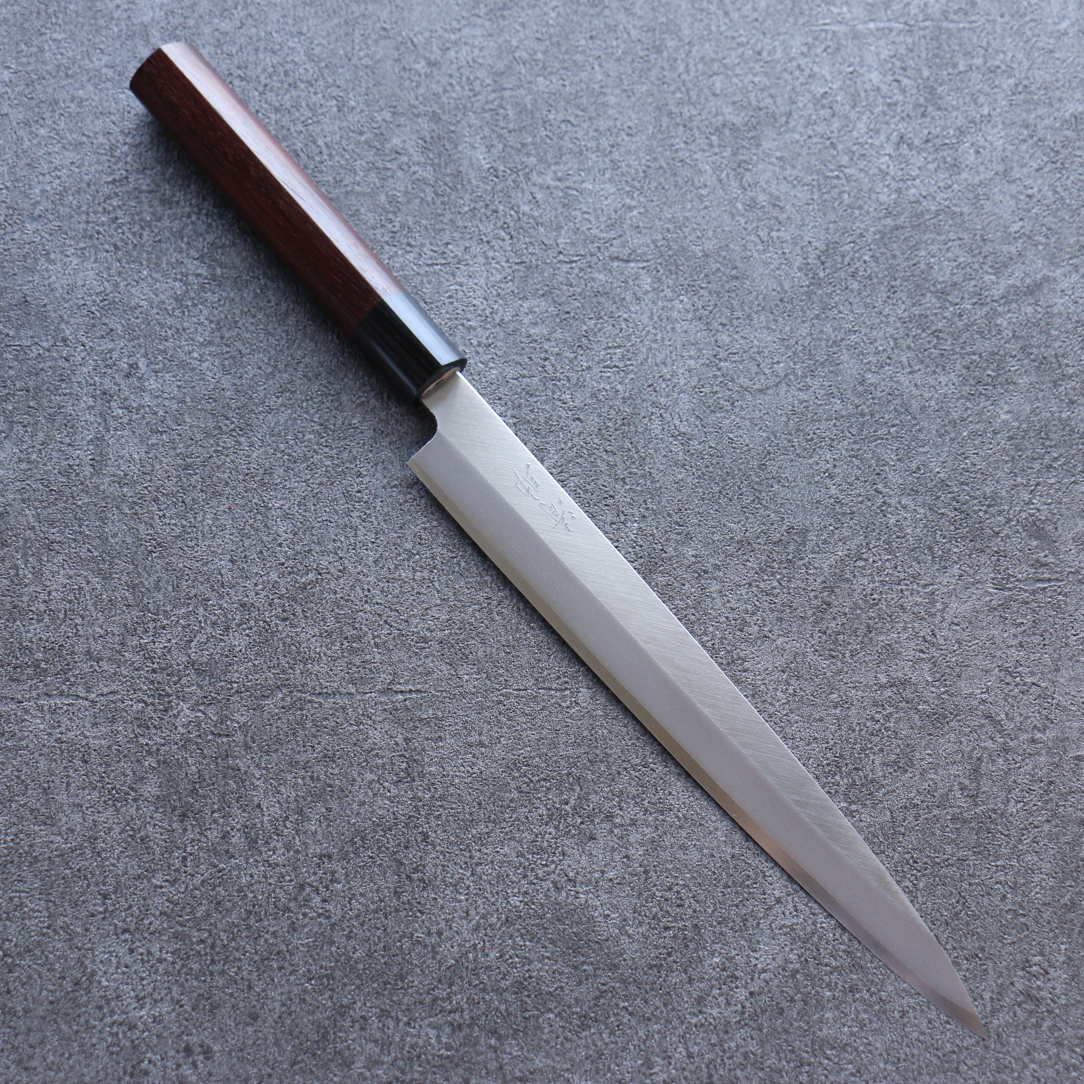Premium Seisuke VG1 Kasumitogi Yanagiba 240mm Japanese Sushi Knife with Rosewood Handle – Perfect for Slicing Raw Fish, Sashimi & Sushi Preparation