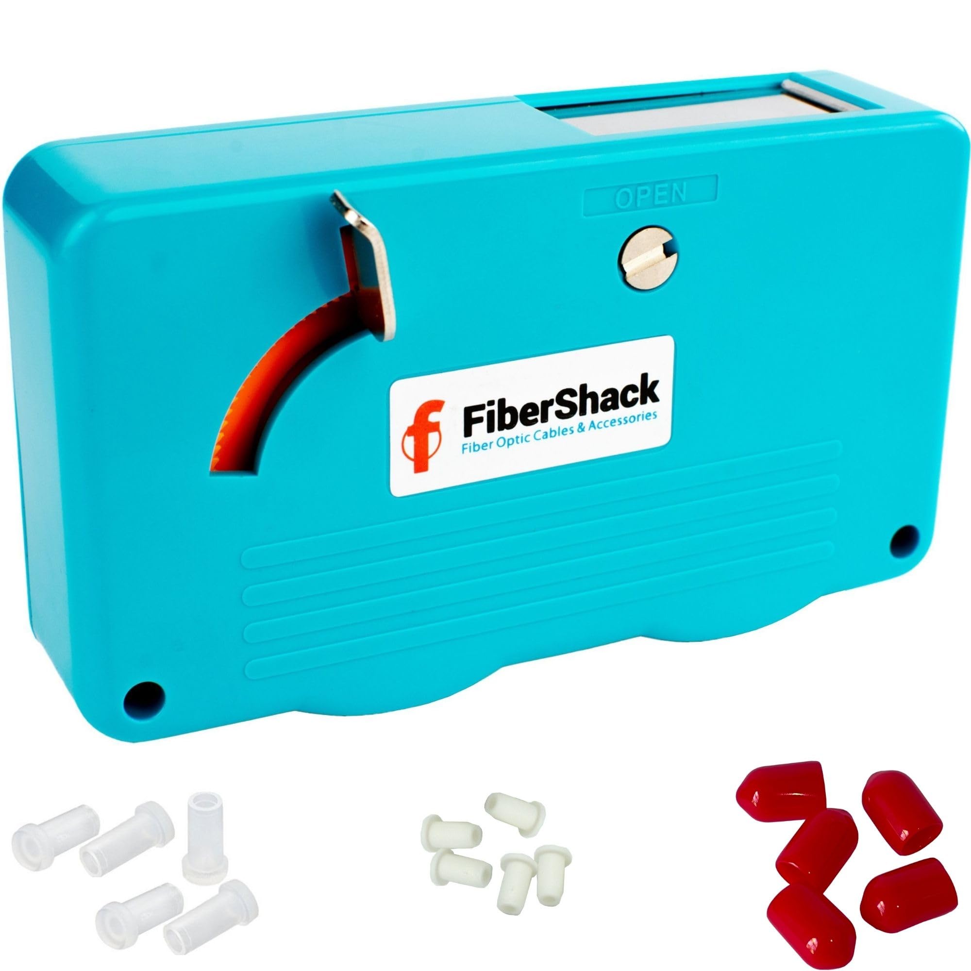 LC Fiber Optic Cleaner Kit with Cleaning Box - Professional Fiber Connector Cleaner for SC/LC/FC Ports | Perfect for Network Maintenance & Data Center Equipment Cleaning