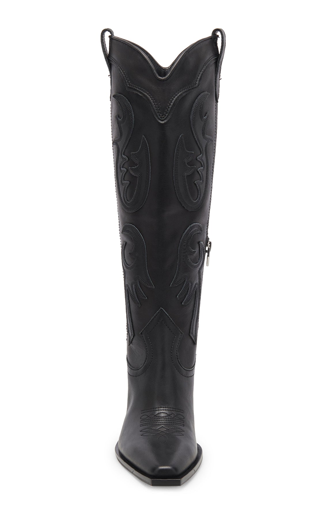 Dolce Vita Samsin Women's Black Cowboy Boots - Western Style Ankle Booties for Country Music Festivals & Rodeo Events