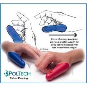 Professional Manual Massage Therapist Hand Tool - Large Blue Massage Roller for Deep Tissue Therapy, Muscle Pain Relief & Relaxation | Perfect for Home, Gym & Physical Therapy Sessions