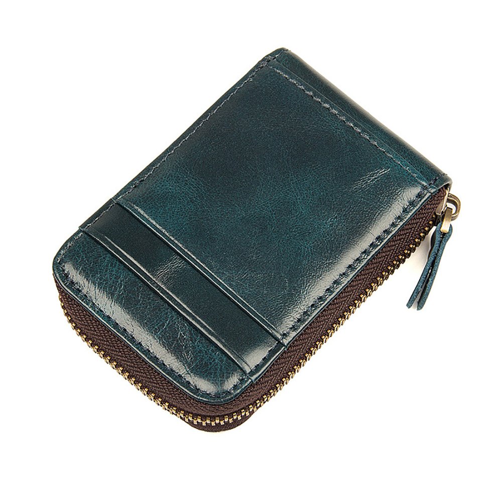Premium RFID Blocking Leather Card Holder for Men & Women - Slim Accordion Wallet with Multiple Slots for Credit Cards, ID, Cash - Perfect for Travel, Business, and Everyday Use by Fmeida