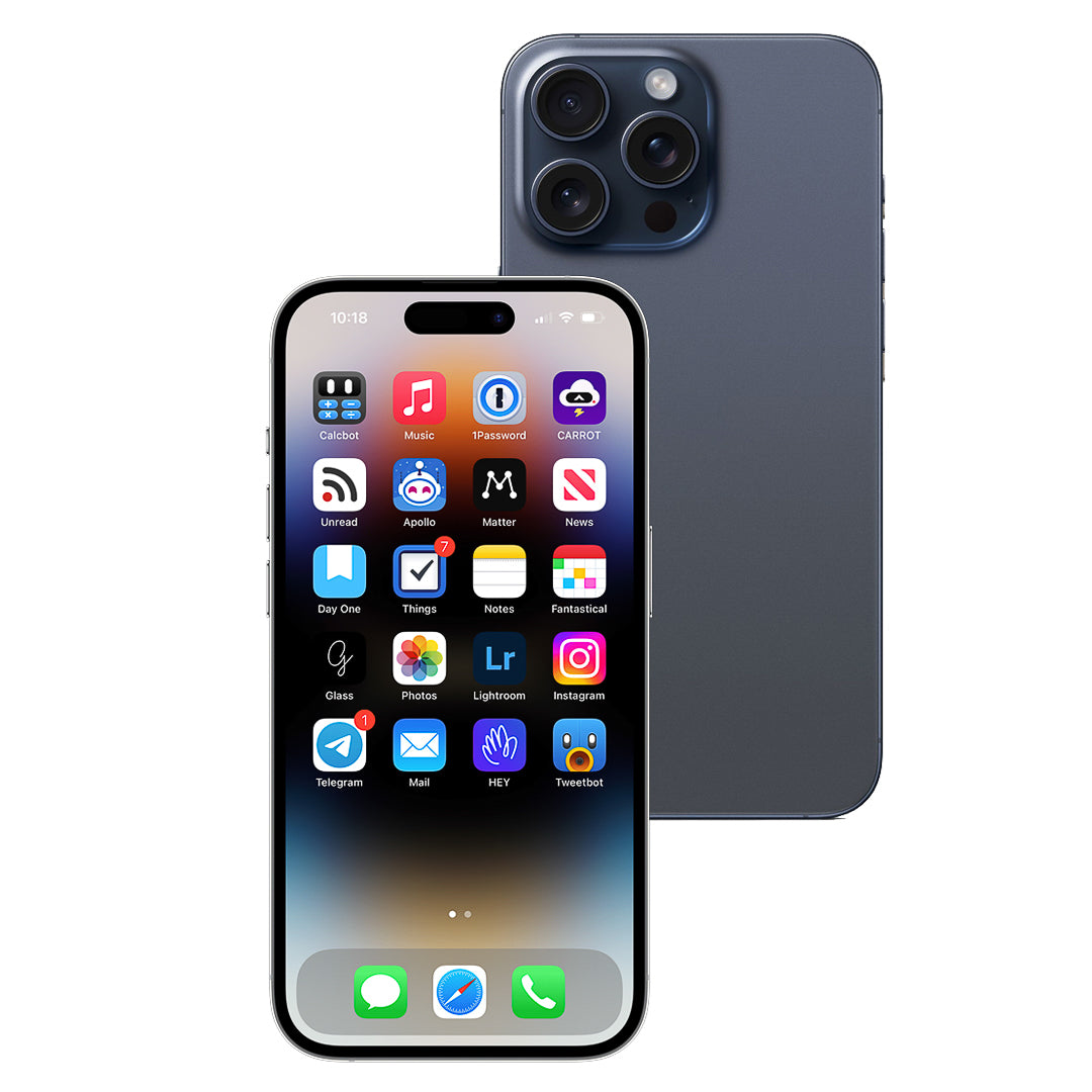 iPhone 15 Pro 256GB - Latest Apple Smartphone with A17 Pro Chip, Super Retina XDR Display & 48MP Camera | Perfect for Business Professionals, Travelers & Tech Enthusiasts