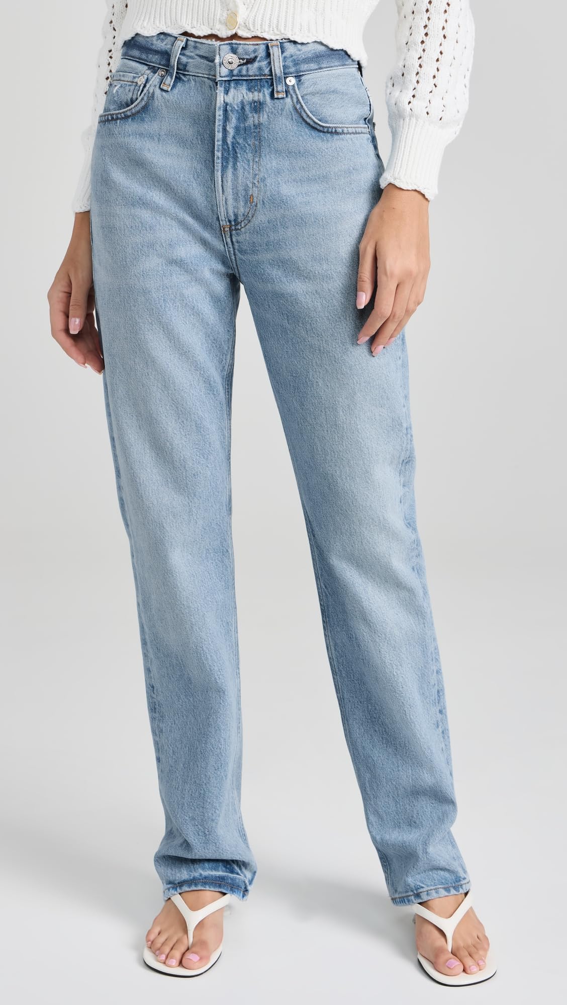 Citizens of Humanity Women's Zurie Straight Leg Jeans - High Waist Denim Pants for Casual & Office Wear | Comfortable Stretch Fit for Everyday Style