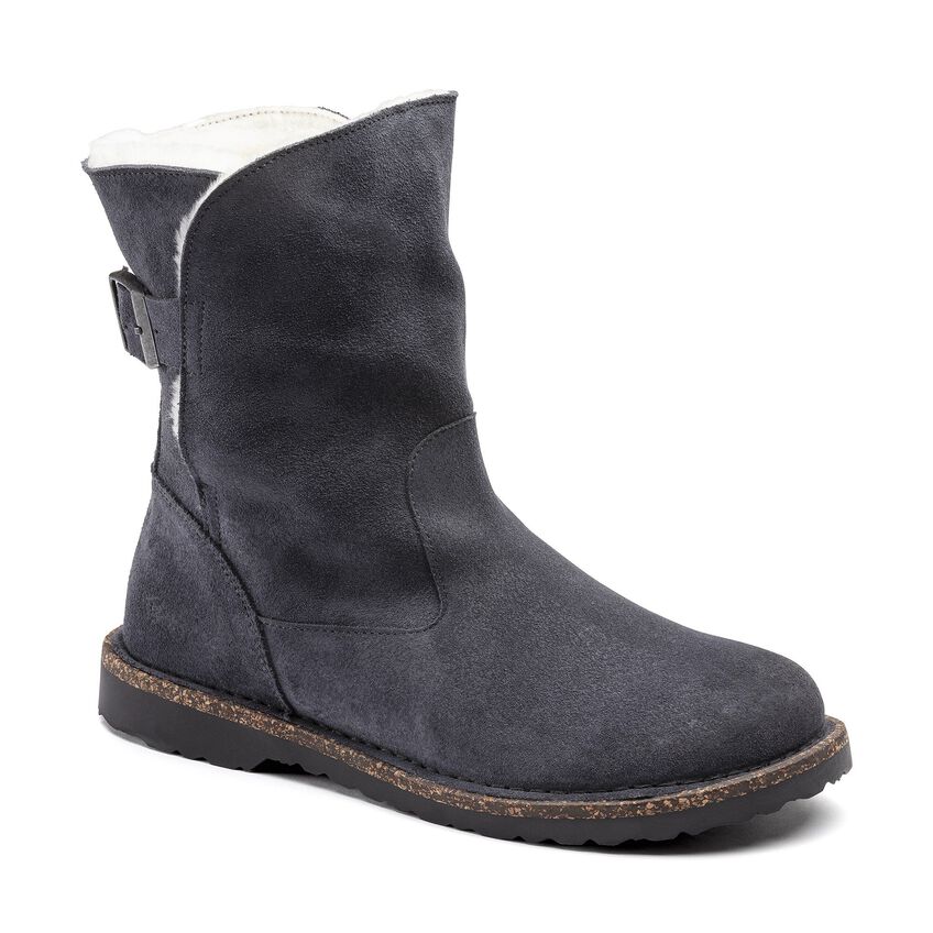 Birkenstock Uppsala Shearling Suede Leather Clogs - Comfortable Winter House Shoes for Women & Men - Perfect for Indoor, Outdoor & Cozy Home Wear