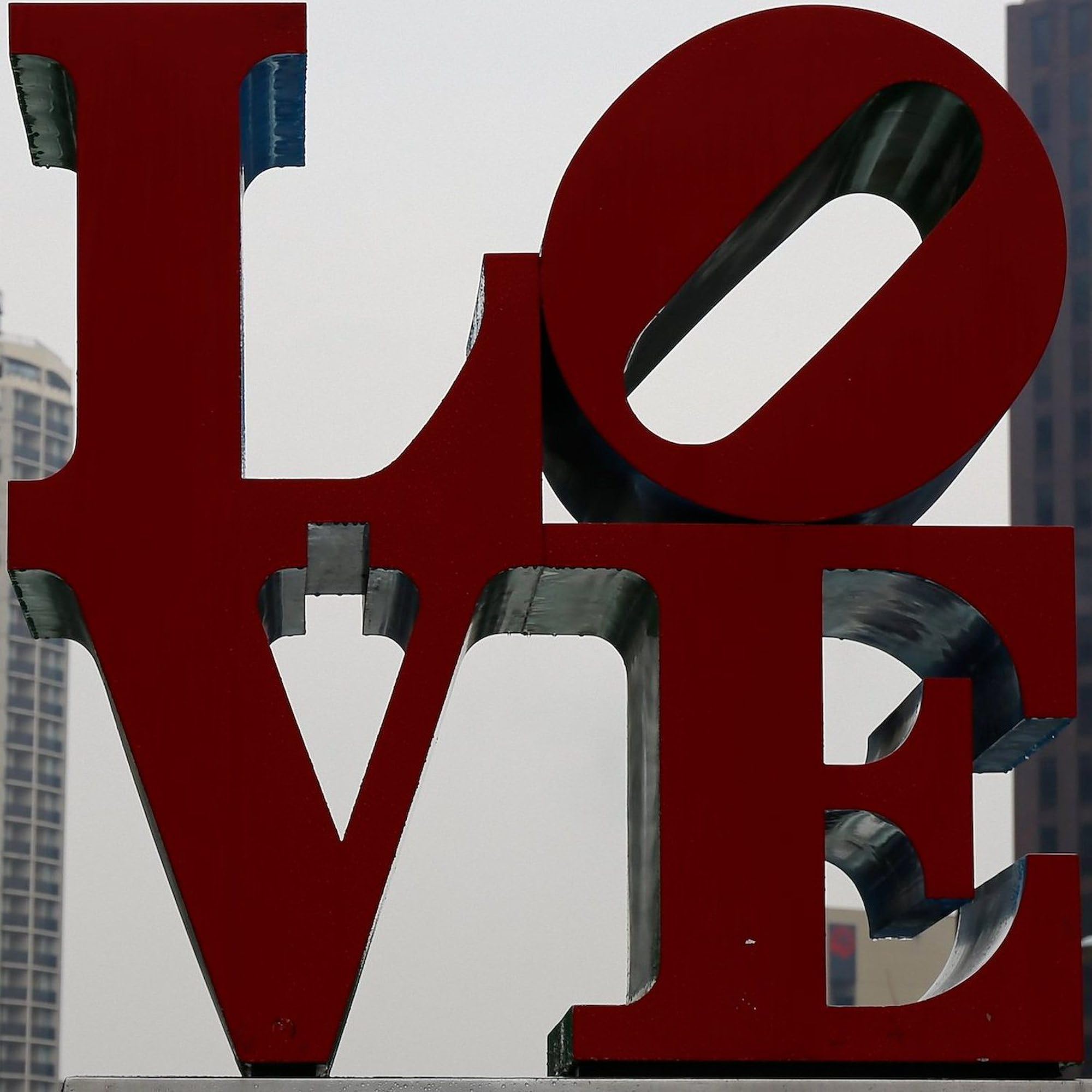 LOVE Car Sticker - Square Bumper Decal for Cars & Laptops