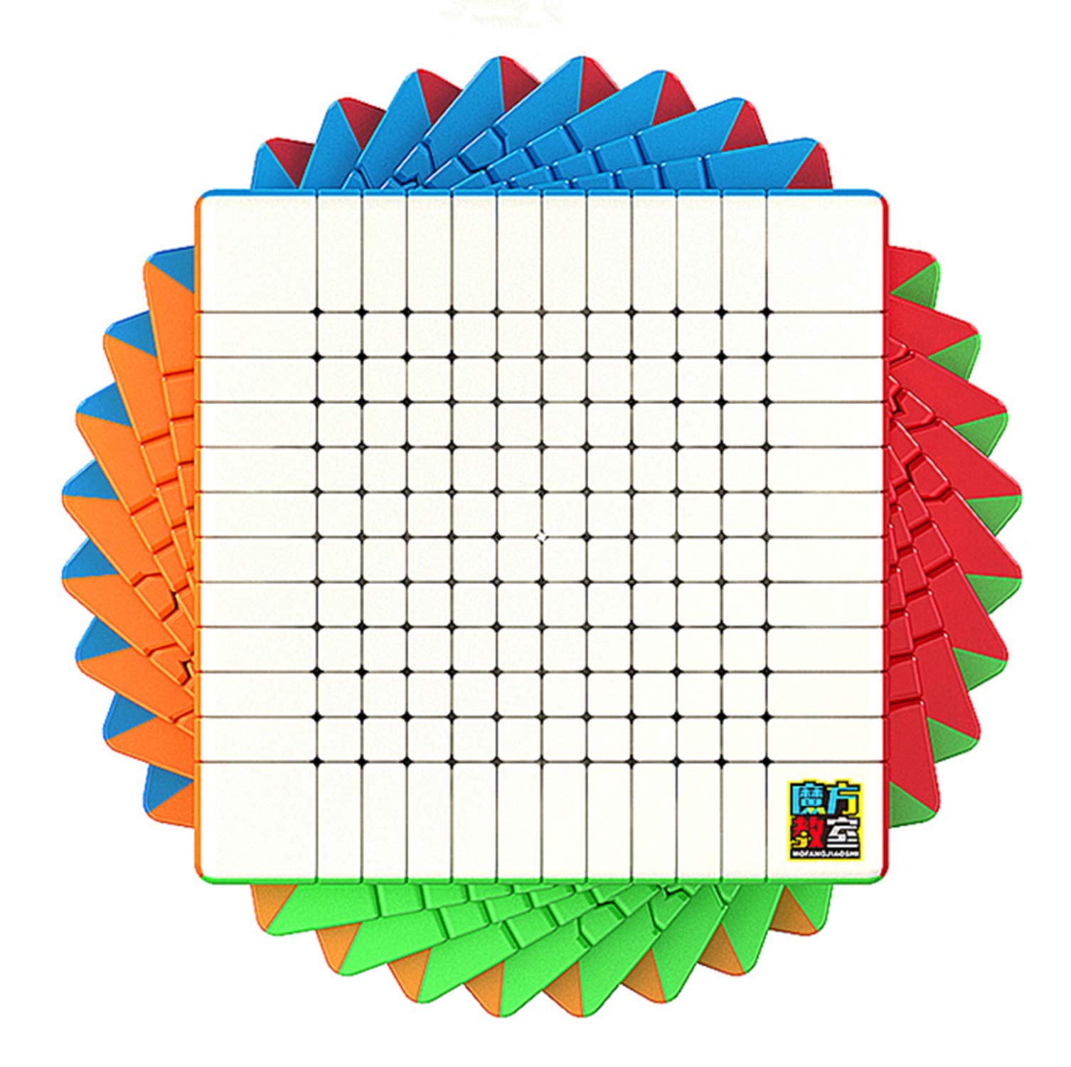 Moyu Meilong 12x12 Stickerless Speed Cube - 93mm Smooth Turning Magic Cube Puzzle Toy for Adults & Kids | Perfect for Speedcubing, Classroom Learning, and STEM Education