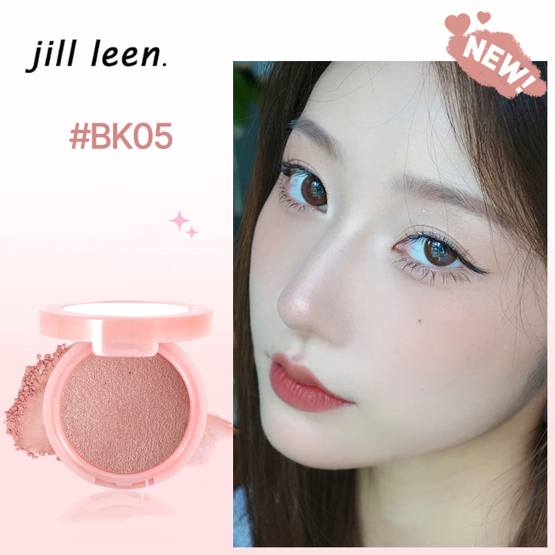 JILLLEEN Soft Focus Monochromatic Blush - Natural Matte Powder Blush for Cheeks, Buildable & Long-Lasting, Vegan & Cruelty-Free - Perfect for Everyday Makeup & Special Occasions