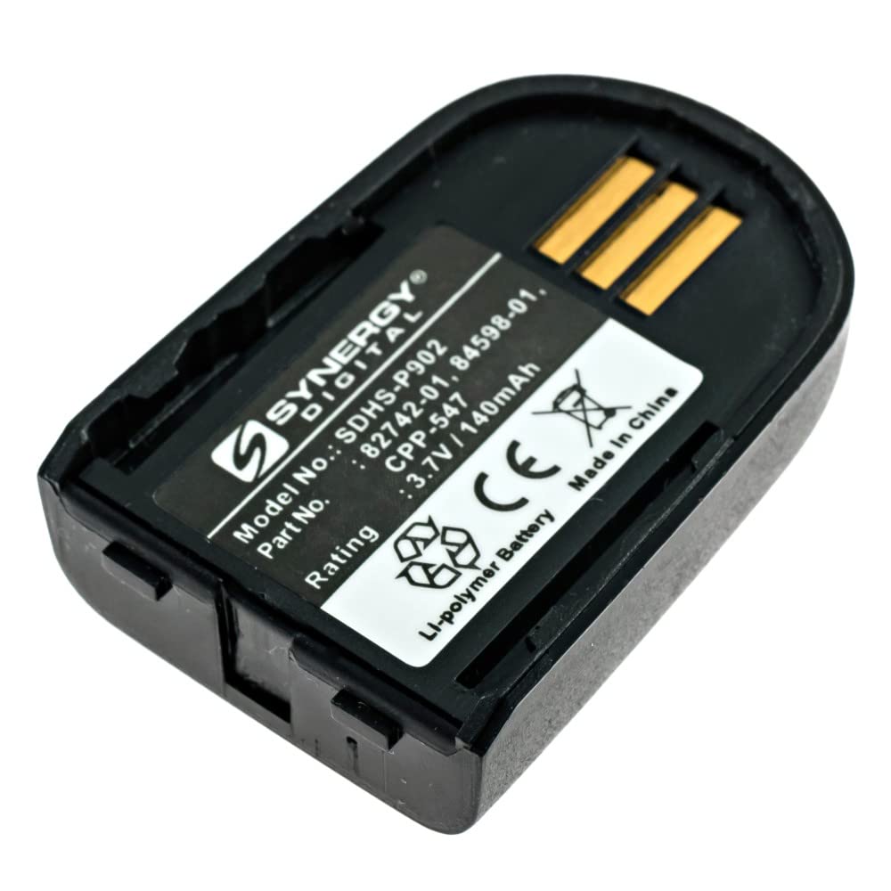 Synergy Digital Replacement Headset Batteries for Plantronics Savi W700 - 3 Pack Li-Polymer 3.7V 140mAh SDHS-P902 Batteries - Perfect for Office Calls, Remote Work & Wireless Headset Power