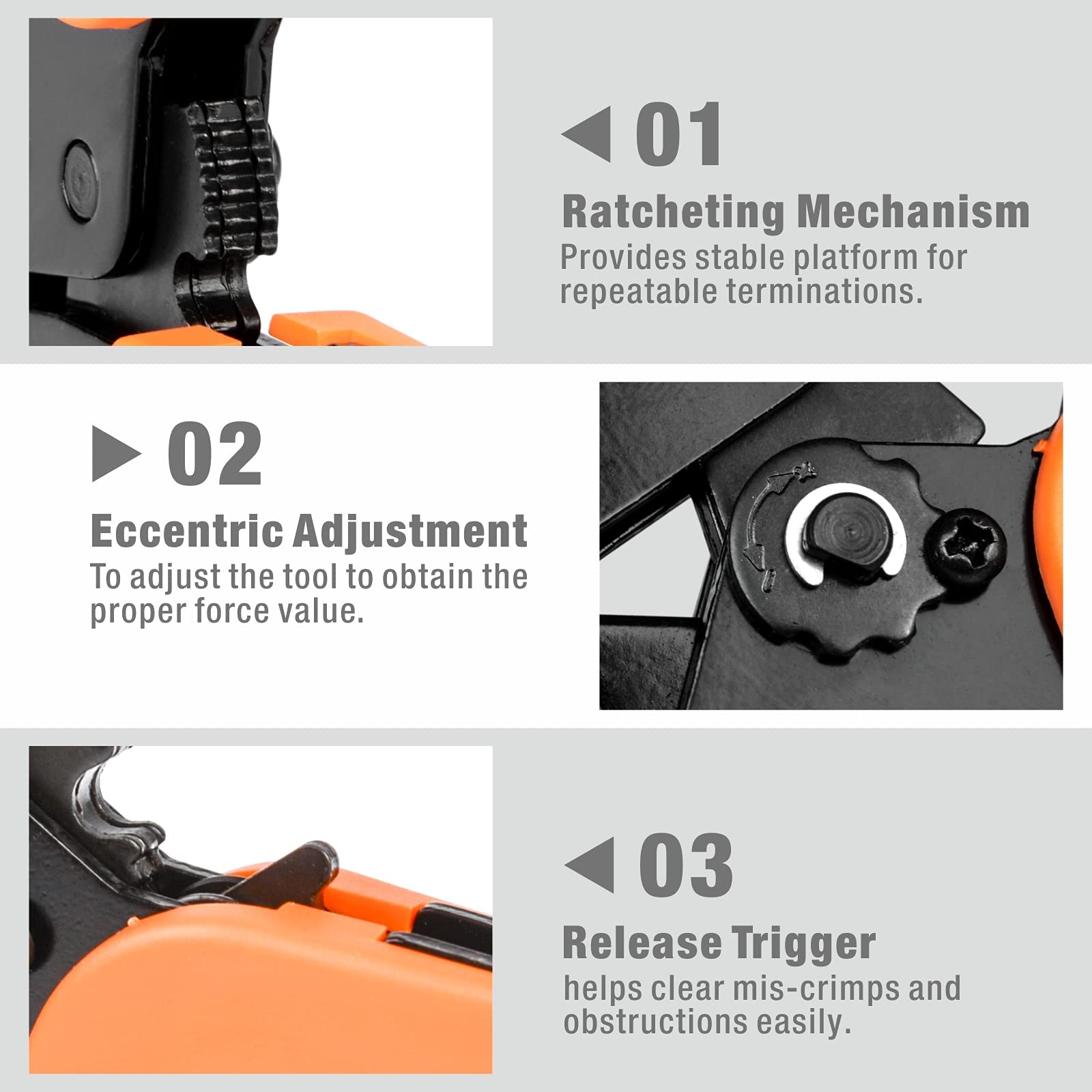 Premium iCrimp SN-025 Crimping Tool for Dupont Pins & D-Sub Connectors - 620pcs 2.54mm Pitch Dupont Connector Kit - Perfect for DIY Electronics, Arduino Projects & Computer Cable Repair
