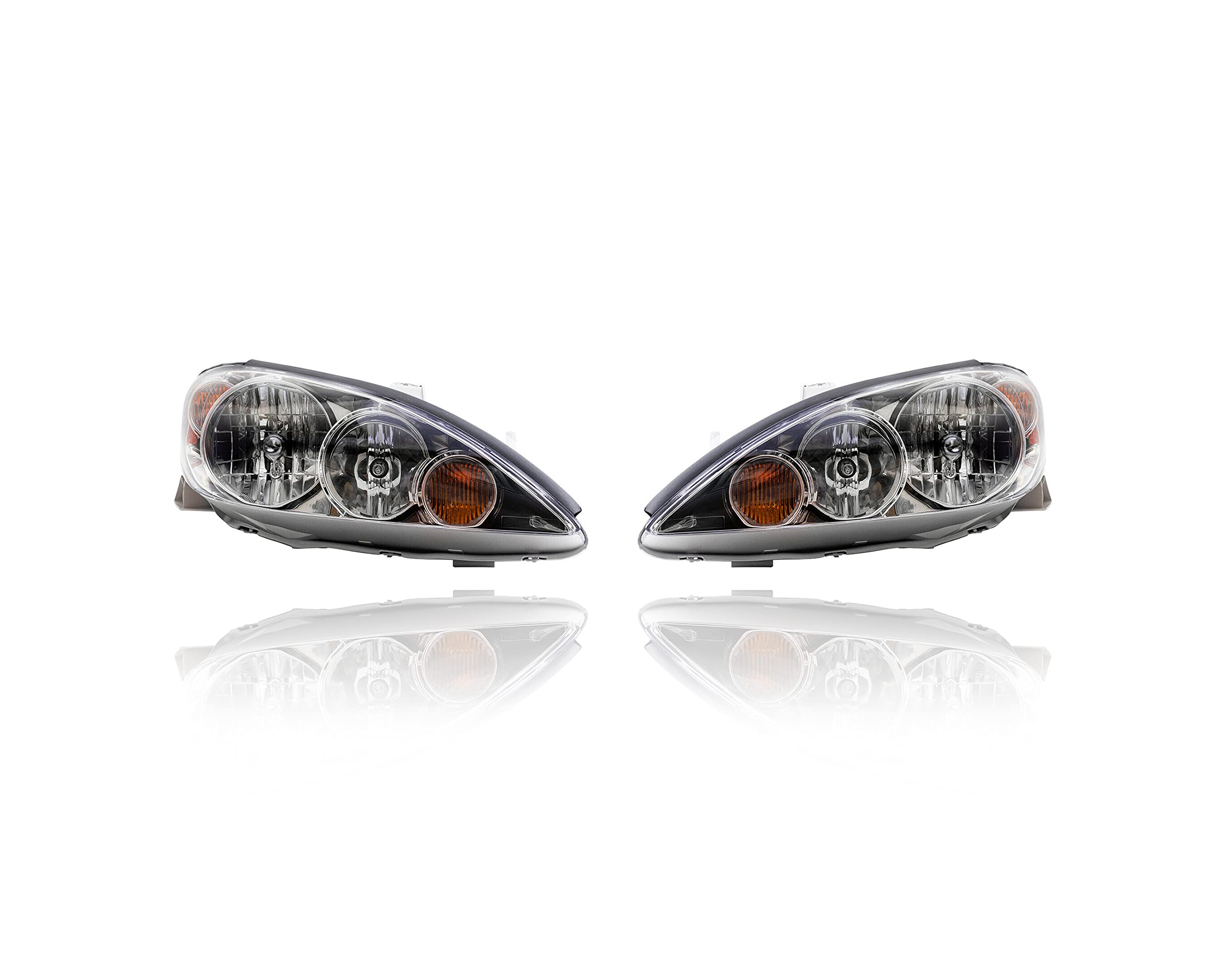 Toyota Camry Headlight Assembly - Direct Replacement for 2005-2006 Camry LE/XLE Models (Pair) - CAPA Certified - Perfect for Night Driving & Foggy Conditions