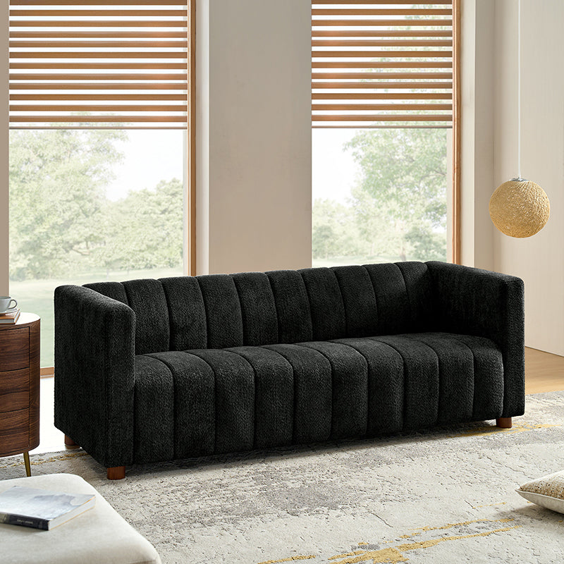 Botham Modern Cozy Sofa with Hidden Low Legs - Comfortable Living Room Furniture for Small Spaces, Apartments & Home Decor