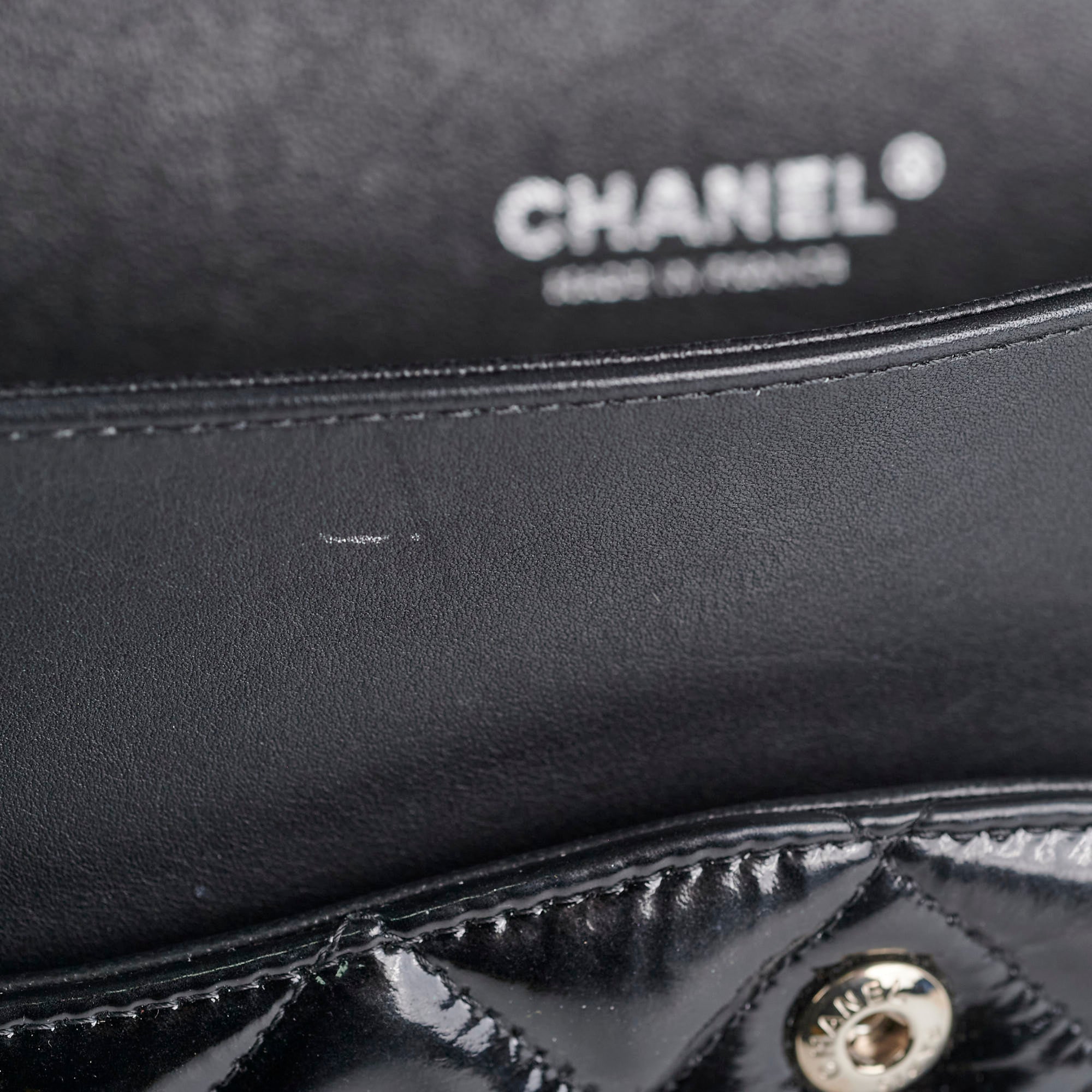 Chanel Maxi Patent Leather Flap Bag Black 20 Series - Luxury Handbag for Women, Perfect for Evening Events & Special Occasions