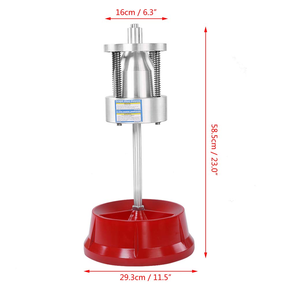 Heavy Duty Portable Truck Wheel Balancer - Bubble Level Rim Balancer for Smooth Rides & Tire Maintenance | Perfect for Semi Trucks, Trailers & Off-Road Vehicles