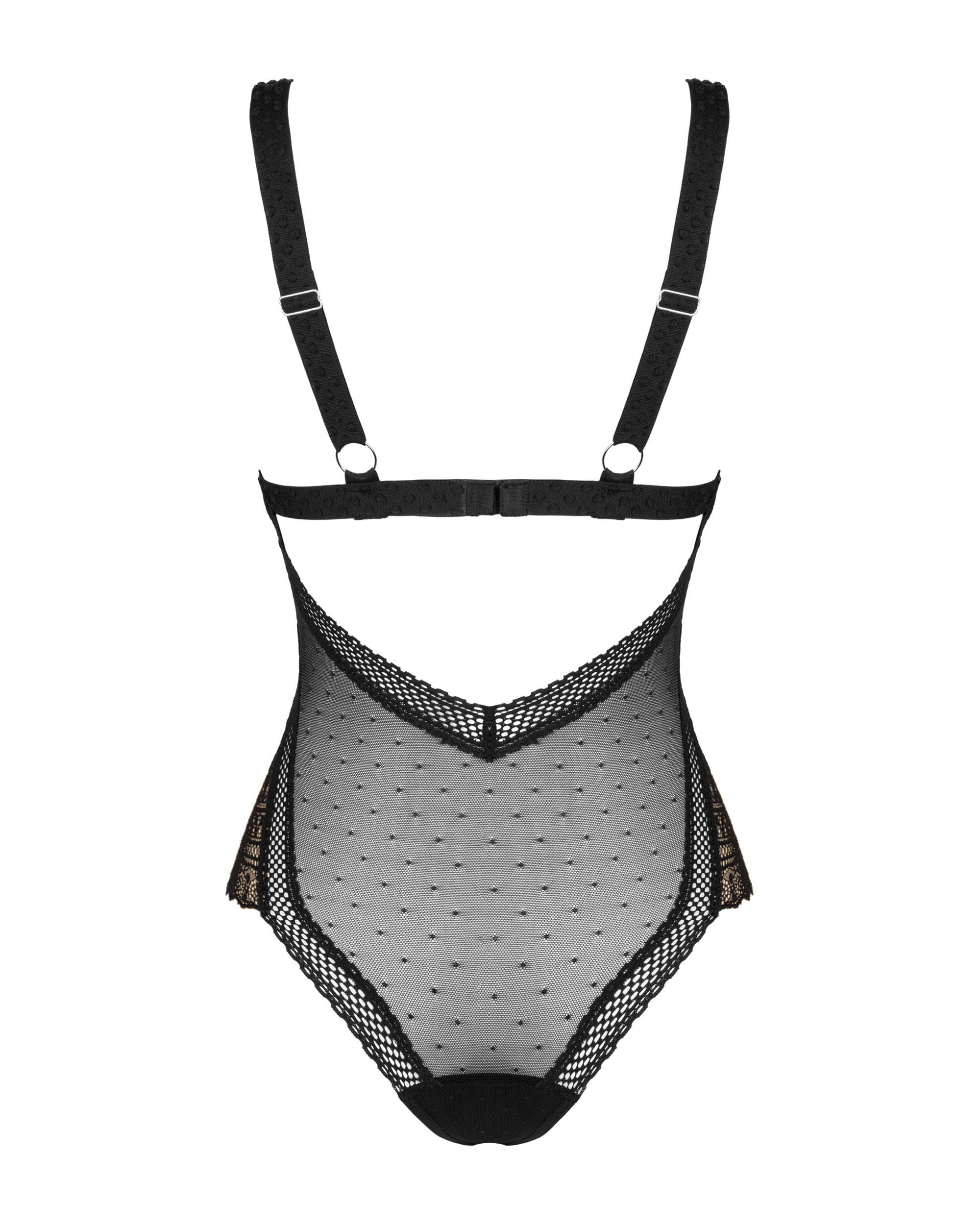 Sexy Sheer Lace Bodysuit for Women - Elegant Lingerie for Date Night & Romantic Occasions