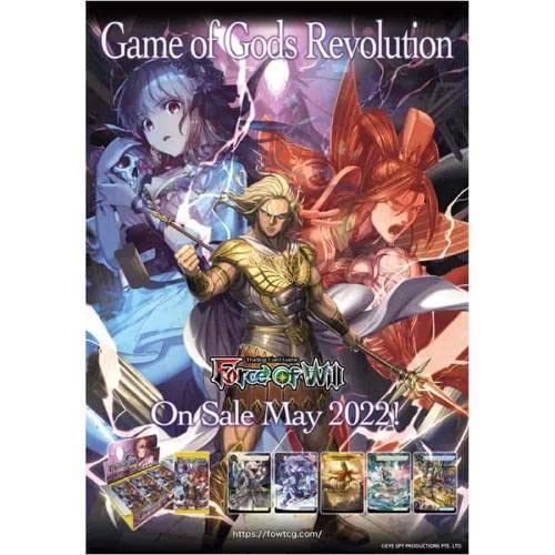 Force of Will FOW Duel Cluster 03: Game of Gods Revolution Booster Box - 36 Packs (10 Cards Each) | TCG Trading Card Game | Perfect for Collectors & Competitive Play