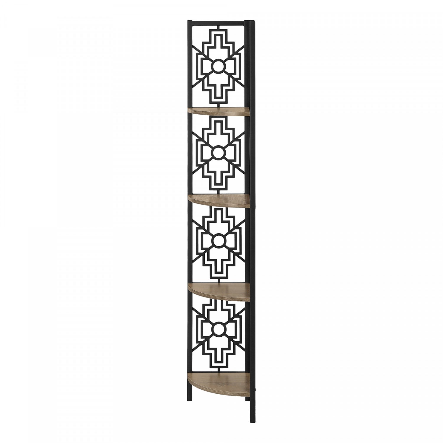 Tindra Bookcase Light Brown - Modern Wooden Bookshelf for Home Office & Living Room Storage