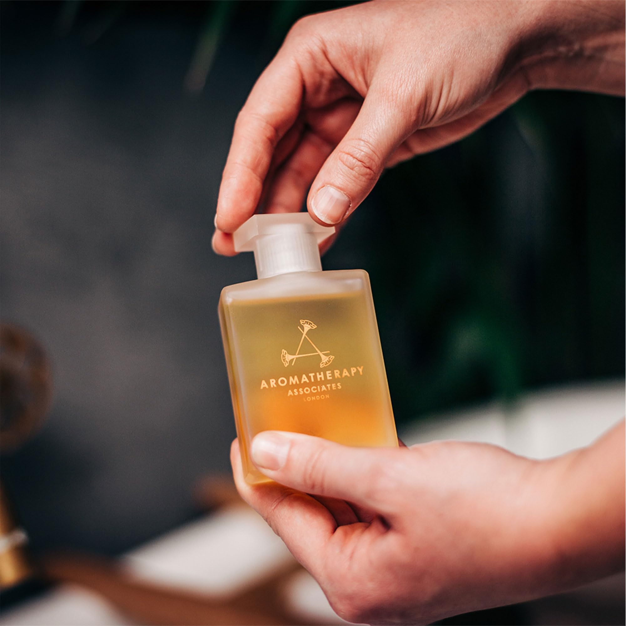 Aromatherapy Associates Deep Relax Bath & Shower Oil - Natural Essential Oil Blend for Stress Relief, Better Sleep & Skin Hydration (1.86 oz) | Perfect for Spa Nights, Self-Care Routines & Relaxing Baths