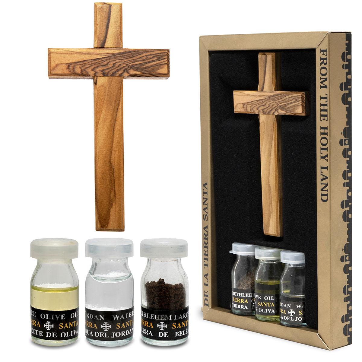Authentic Holy Land Jerusalem Home Blessing Set - 4-Piece Spiritual Gift for Housewarming, Prayer & Protection | Perfect for Christian Decor & Religious Ceremonies