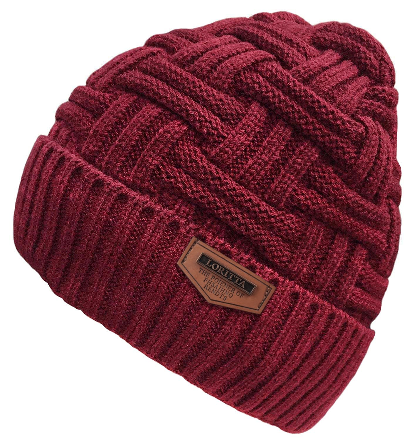 Loritta Men's Skull Cap - Warm Winter Beanie for Cold Weather - Perfect for Outdoor Activities, Sports, and Casual Wear