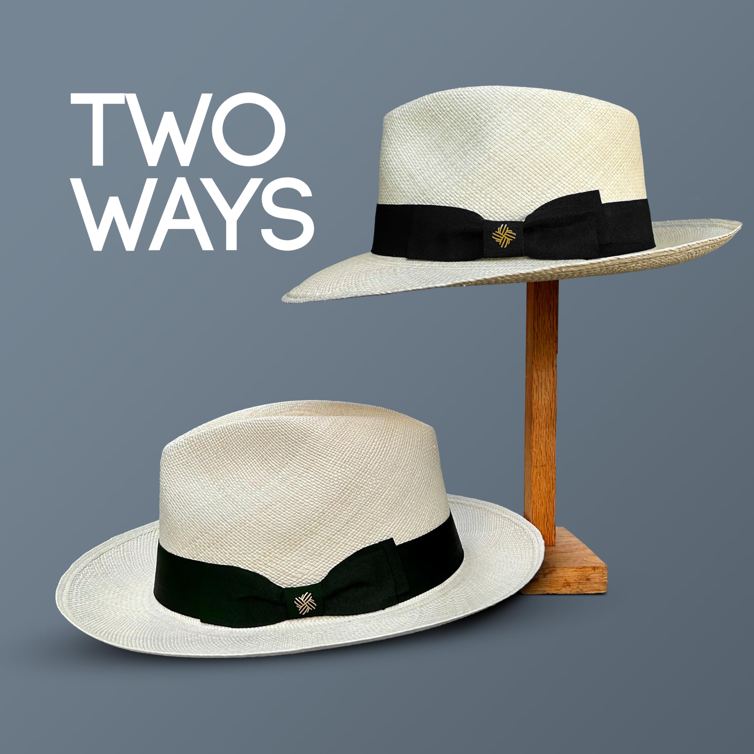 Genuine Panama Hat for Men - Premium Montecristi Straw Fedora with Adjustable Ribbon | Lightweight, UV Protection, Handmade in Ecuador | Perfect for Beach, Travel & Summer Outfits (X-Large, Beige)