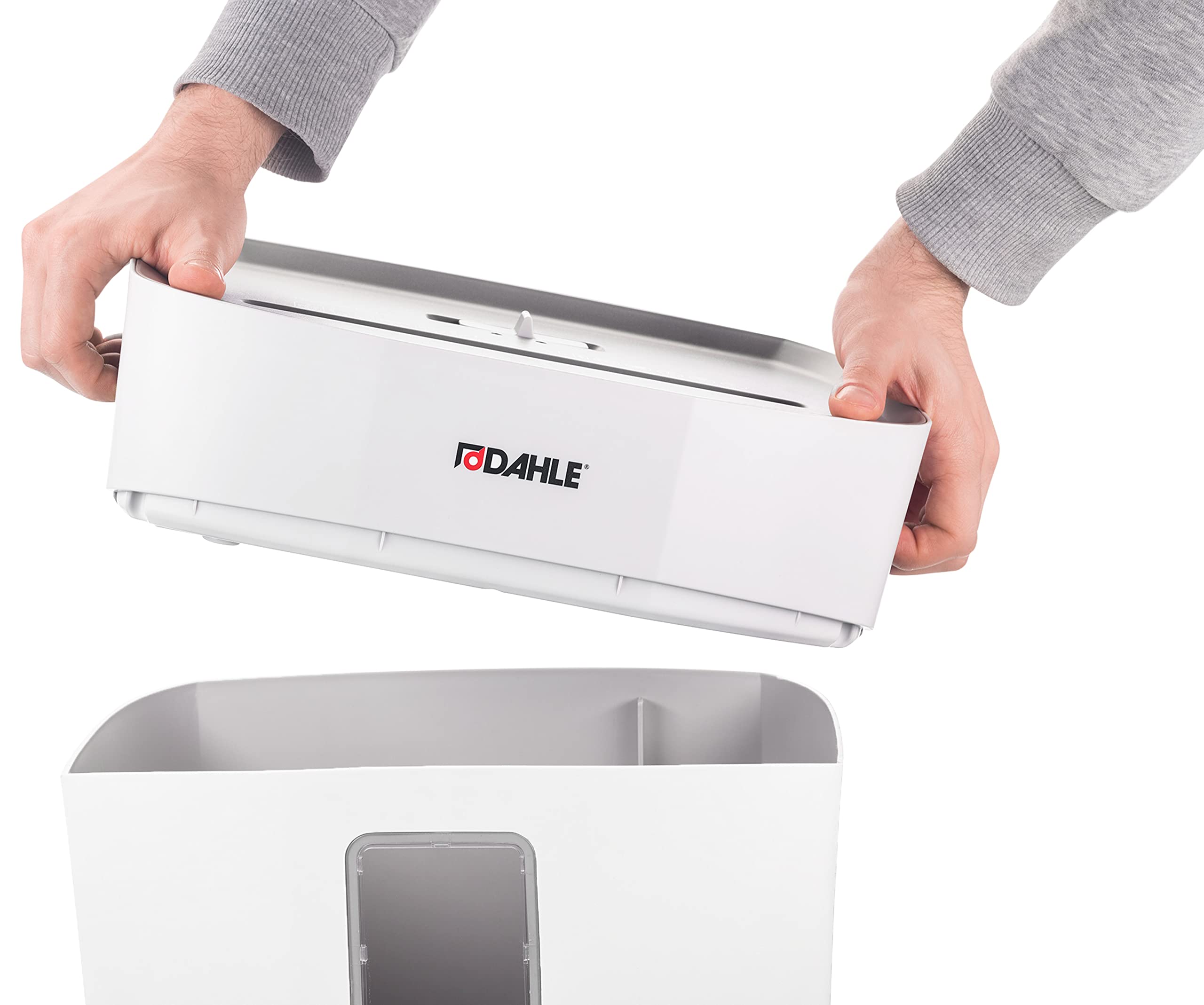 Dahle PaperSAFE PS 100 Oil-Free Paper Shredder with Jam Protection | P-4 Security Level | Shreds 5 Sheets, Staples, Paper Clips & Credit Cards | Ideal for Home Office & Small Business Document Security