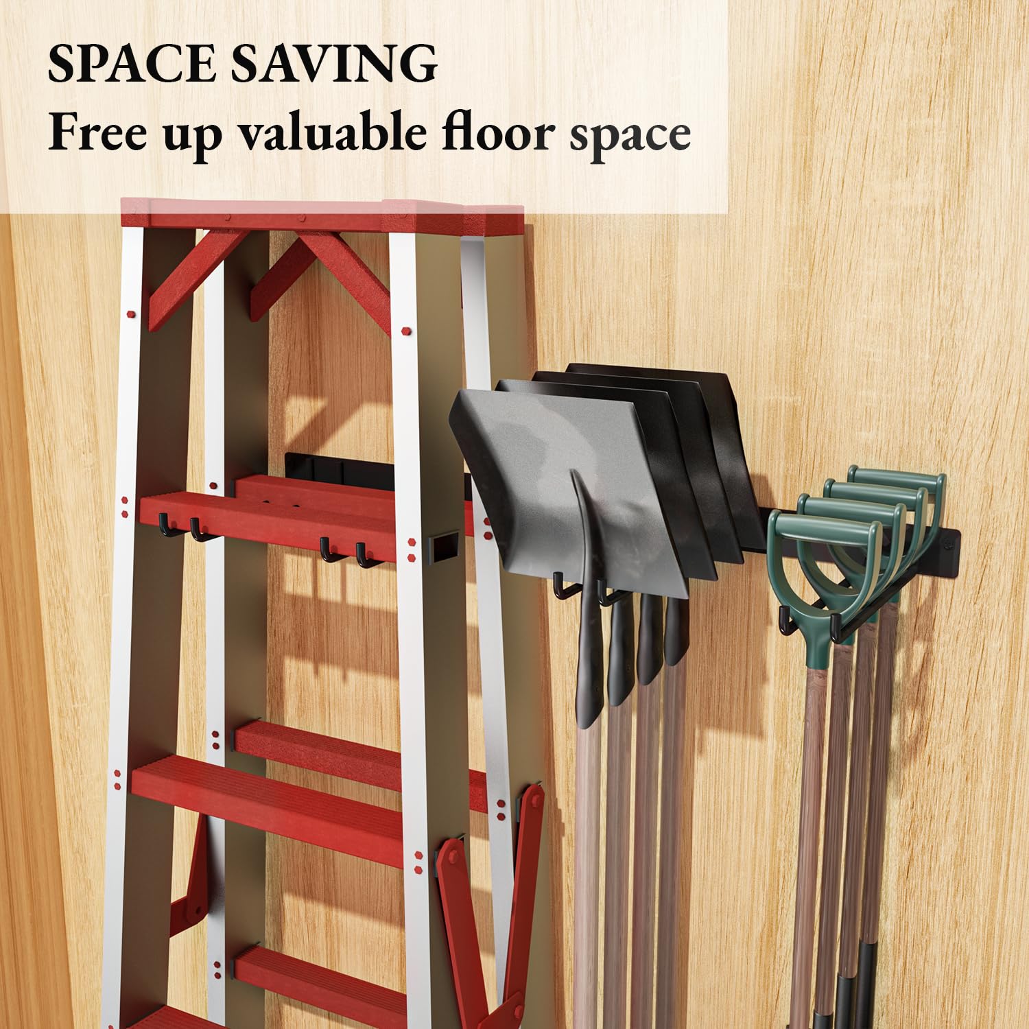 Heavy Duty Wall Mount Folding Chair Storage Hooks - 2 Pack, 240 lbs Capacity, Garage & Patio Organizer for Garden Tools, Beach & Camping Chairs - Perfect for Home, Outdoor & RV Storage Solutions