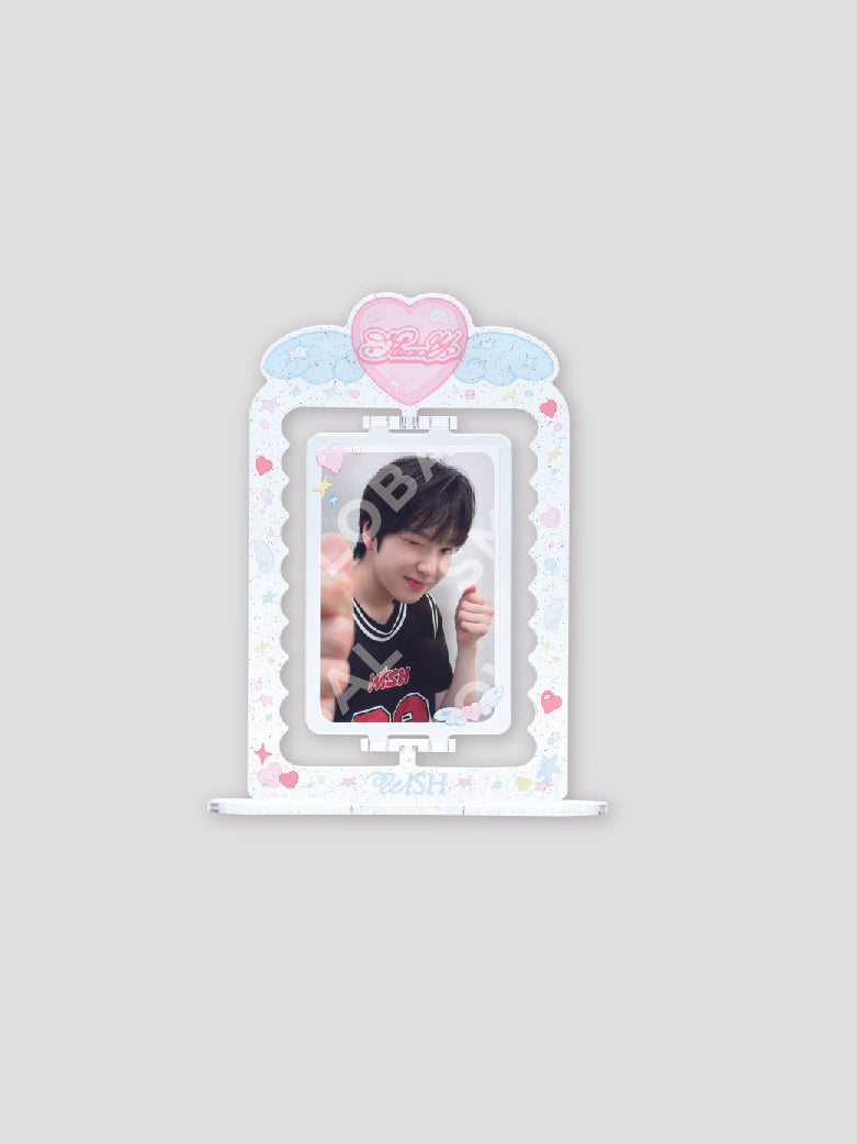 NCT WISH 'LET'S GO STEADY' ACRYLIC TURNING STAND SET - K-Pop Album Display Stand for Collectors & Fans | Perfect for Showcasing K-Pop Merchandise in Bedrooms or Collections