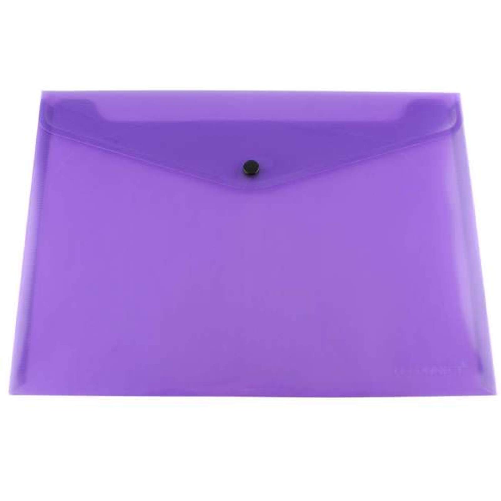 Q-Connect Polypropylene A4 Document Folder - Purple, Pack of 12 | Durable Office & School Supplies for Organizing Papers, Reports & Homework
