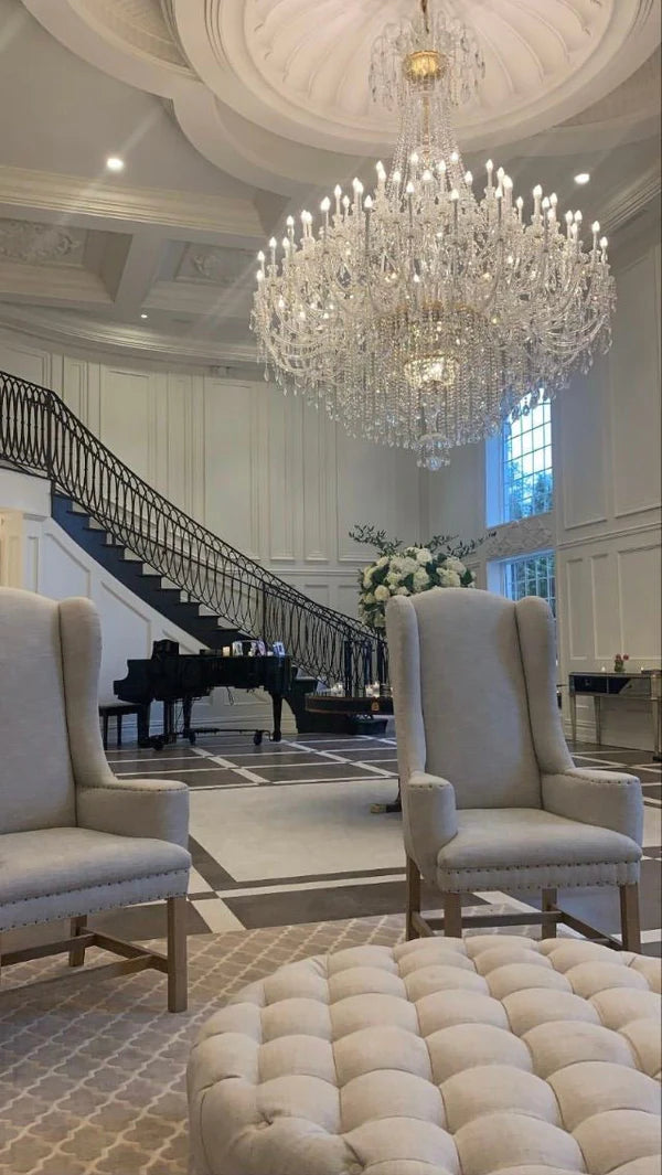 Extra Large Classic Traditional Crystal Chandelier - 60/72/90 Lights for Hotel, Showroom, Foyer, Wedding Hall, Coffee Shop | Elegant Lighting for Luxury Interiors, Event Venues & Commercial Spaces
