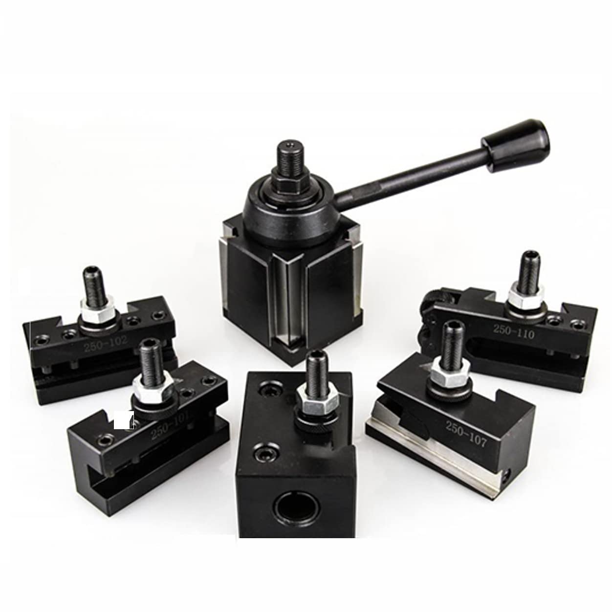 Quick Change Tool Post Set AXA - High Precision Lathe Tool Holder for Metalworking & Woodturning - Perfect for DIY Projects & Professional Workshops